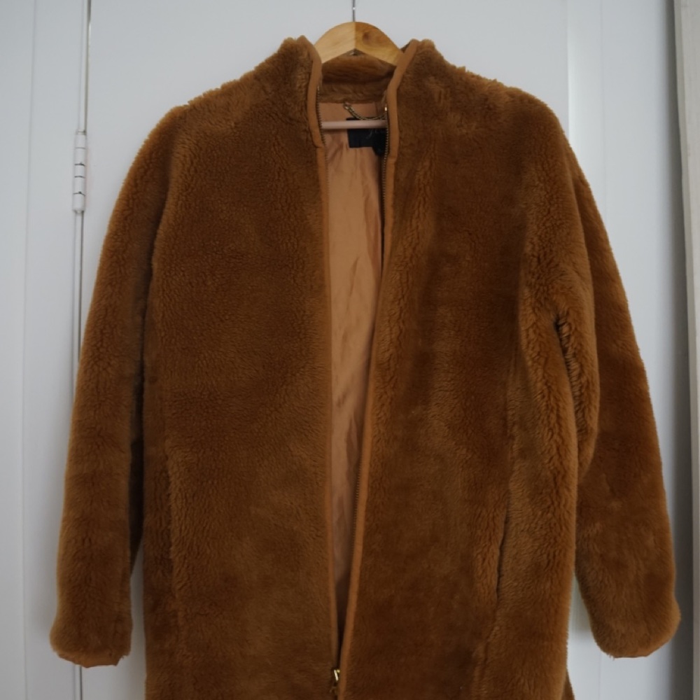 Camel Teddy Coat